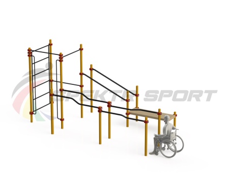 Купить Спортивный комплекс для инвалидов-колясочников WRK-D16_76mm в Нестерове 